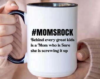 Funny Mom Gift from Kids Mothers Day Gift for Mom Mug from Son Daughter Gifts for Mom Coffee Cup Birthday Gift for Mama Best Mom Ever Mug