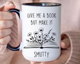 Tazza per lettori di libri osceni, tazza divertente per la lettura, tazza per amanti dei libri piccanti, regalo per lettori di libri osceni, regalo per libri piccanti, regalo divertente per la mamma, tazza Booktok per lei