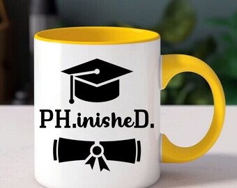 PhD-afstudeermok, dokterscadeau, promotie-afstudeercadeau voor haar, doctoraatsstudent afstuderen koffiemok, promotie-afstudeercadeaus voor hem