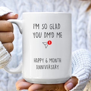 6 Month Anniversary Gift for Boyfriend 6 Month Anniversary Card for  Girlfriend Dating Anniversary Six Month Anniversary Gifts Cute -   Finland