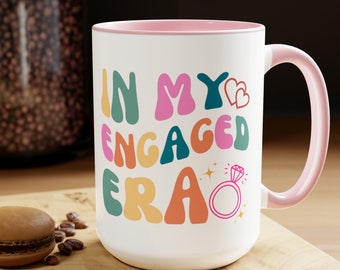 Engagement Gift, In My Engaged Era Mug, Future Bride Gift Ideas, Bridal Shower Gift for Her, Bride Mug Wedding Gift for Friend Newly Engaged