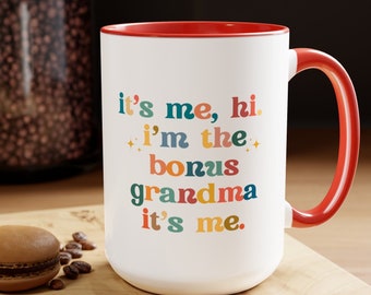 Bonus Grandma Mug Christmas Gift for Bonus Grandma, Mothers Day Gift for Bonus Grandma Birthday Gift from Granddaughter Step Grandmother Cup