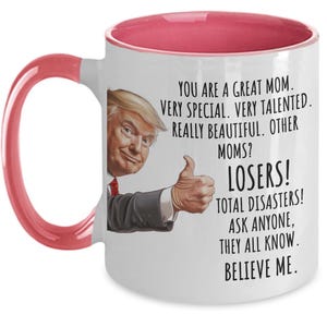 Mom Trump Mug, Trump Mom Mug, Christmas Gift for Mom Gifts For Republican, Donald Trump 2024 Coffee Mug, Political Mug Birthday Mothers Day