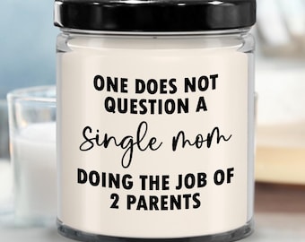 Cadeau fête des mères pour une mère célibataire Cadeau d'une fille Cadeau d'anniversaire de maman pour une mère célibataire Bougie Cadeau d'un fils et maman
