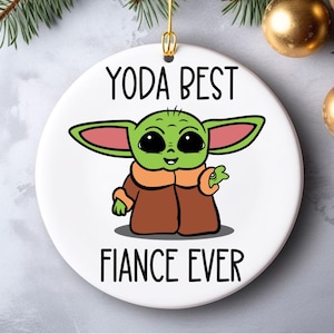 Best Fiance Gift for Fiance Ornament Best Fiance Ever Christmas Ornament Future Husband Gift for Boyfriend Engagement Christmas Keepsake