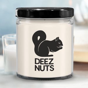 Zabawna świeca, Deez Nuts Walentynkowy prezent dla chłopaka, Zabawny prezent dla niego, Niegrzeczne prezenty dla mężczyzn, Prezent dla męża