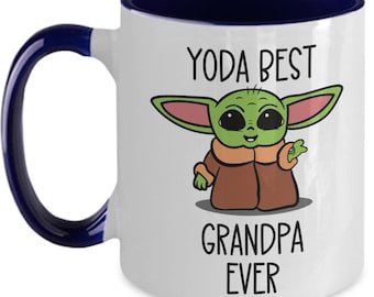 Opa mok beste opa koffiemok voor opa cadeau van kleinkinderen Vaderdag verjaardag kerstcadeau voor nieuwe grootvader vader babyshower