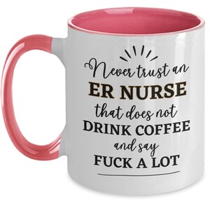 ER Nurse Tasse für ER Nurse Geschenk für Pflegekräfte, ER Nurse Appreciation Danke Geschenk für Notfall Krankenschwester Abschluss Weihnachtsgeburtstag Bild 5
