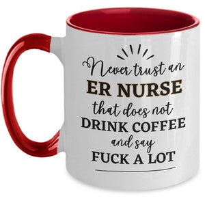 ER Nurse Tasse für ER Nurse Geschenk für Pflegekräfte, ER Nurse Appreciation Danke Geschenk für Notfall Krankenschwester Abschluss Weihnachtsgeburtstag Bild 4