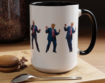 Trump Dance-mok, grappige Trump-dansmok, politieke beker, Trump Lover Gift, MAGA Gift, conservatieve Republikeinse mok, make Dance Great Again