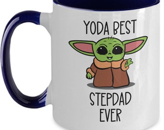 Funny Gift for Stepdad Mug for Step Dad Gifts for Bonus Dad, Best Stepdad Gift for Fathers Day Christmas Birthday Stepfather Stepdad Gifts