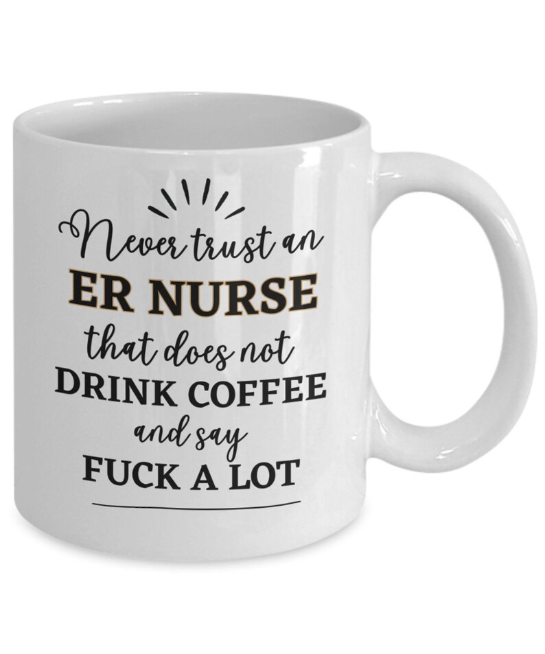 ER Nurse Tasse für ER Nurse Geschenk für Pflegekräfte, ER Nurse Appreciation Danke Geschenk für Notfall Krankenschwester Abschluss Weihnachtsgeburtstag Bild 3
