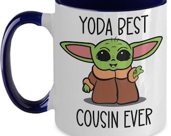 El mejor regalo para primos, taza para primos, la mejor taza para primos, regalo de cumpleaños y Navidad para primos, regalo divertido de primos, hombres y él