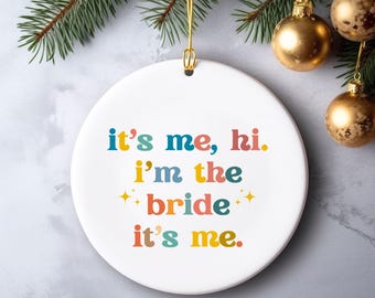 Bride Ornament Bride Gift, Wedding Gift for Bride Keepsake, Engagement, Bridal Shower Party Gift for Sister Bestie Future Wife Bachelorette