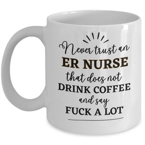 ER Nurse Tasse für ER Nurse Geschenk für Pflegekräfte, ER Nurse Appreciation Danke Geschenk für Notfall Krankenschwester Abschluss Weihnachtsgeburtstag Bild 2