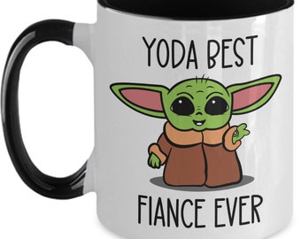 Regalo de prometido para él Taza de prometido para hombres prometidos San Valentín Navidad compromiso regalo de cumpleaños para novio divertido mejor prometido de todos los tiempos taza de café