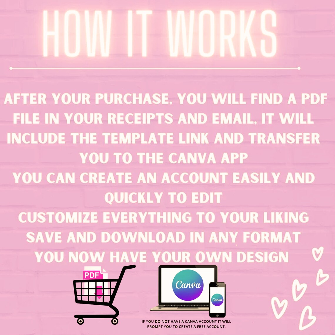 Printable Pricing Guideprice List Template Editable Price Etsy