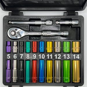 1/4&quot; Drive Socket Case | Made for Harbor Freight Sockets