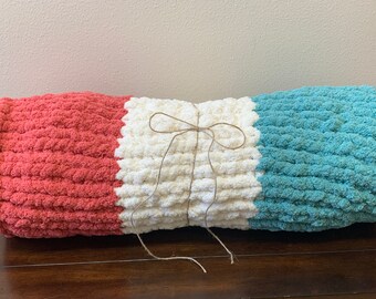 Dicke Chenille Decke, handgestrickte Decke, warme und kuschelige Decke, Geschenk, Geschenk für sie.