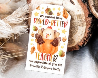 Happy Thanksgiving Dinner Favor Tag Template, Thanksgiving Dinner Party Tag, Printable Thanksgiving Party Favor, Editable Thanksgiving Tag