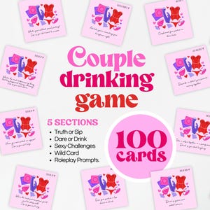 Paar drinken spelkaarten, kaarten vuile uitdagingen, datum-nachtkaarten, jubileumcadeau, valentijnspaar spel, cadeaus voor haar, cadeaus voor hem