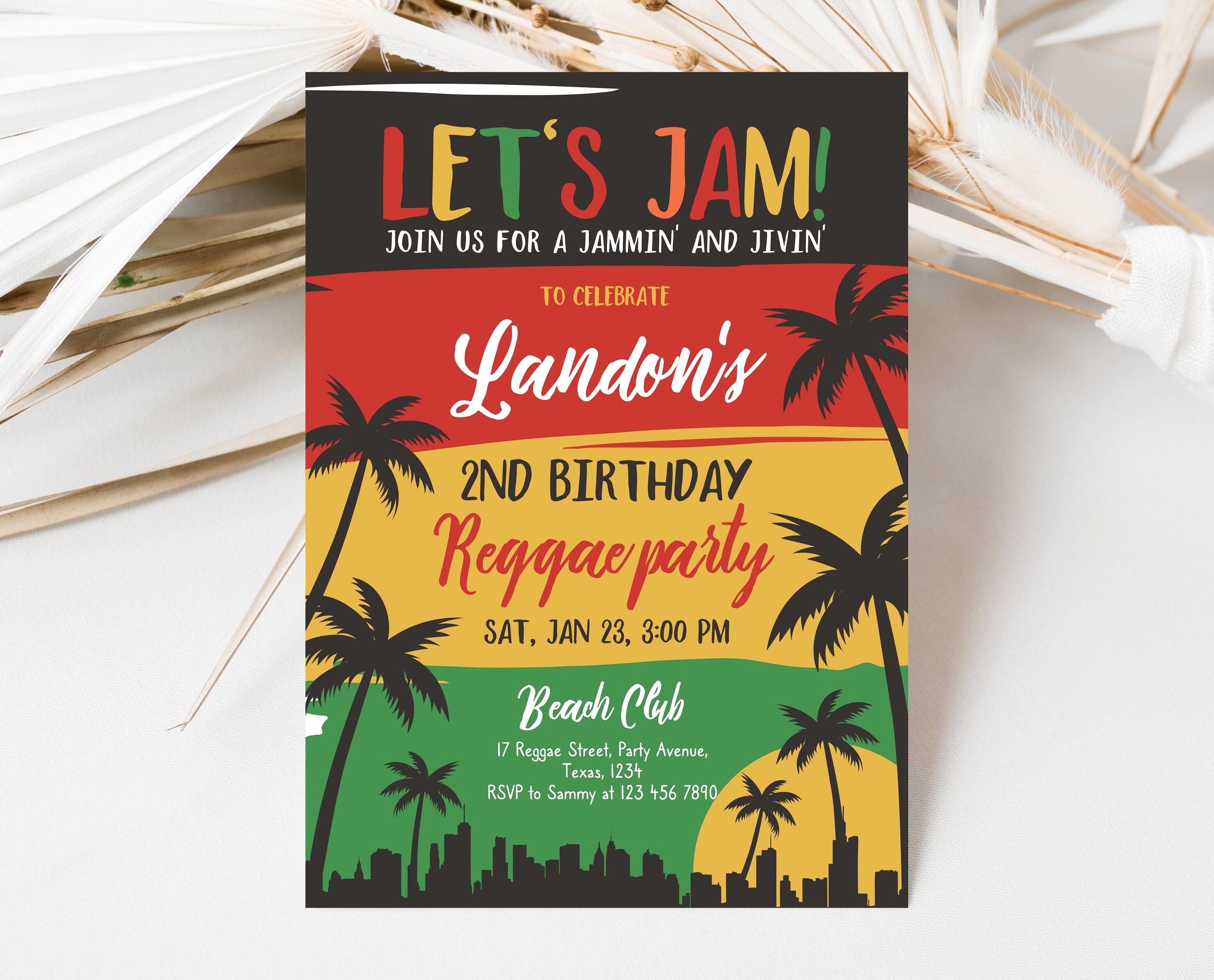 Jamaica Theme Party 