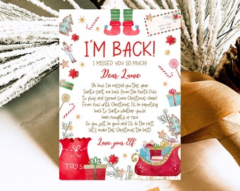 Editable Elf Arrival Letter, Christmas Elf Welcome Letter, Festive Season Celebration Letter, Printable Template