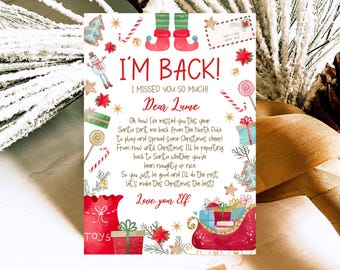 Editable Elf Arrival Letter, Christmas Elf Welcome Letter, Festive Season Celebration Letter, Printable Template, Elf Activities, CEC01