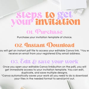 Invitation d'anniversaire modifiable pour chaton Kitty Cat Fête d'anniversaire de chat Inviter chat Are You Kitten Me Pink Kitten Party Girl Téléchargement imprimable, 45 GBP image 4
