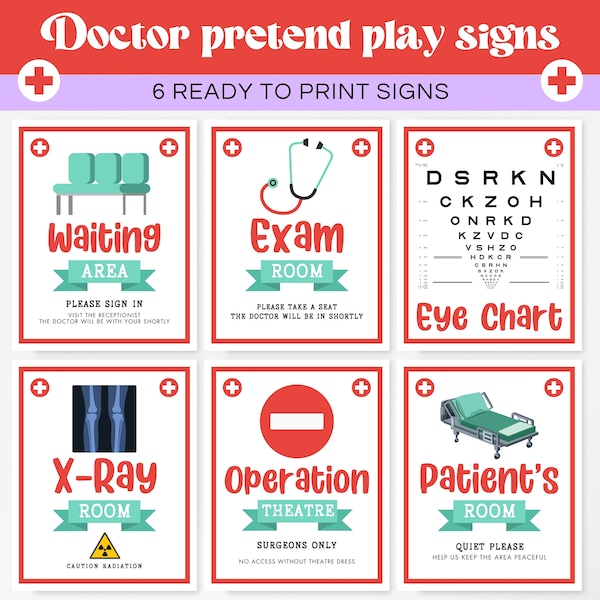 Doctor Pretend Play - Etsy