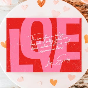 Bearbeitbare Valentinstag Liebesbrief Karte, Brief für Ihn, Brief für Sie, Valentinstag Brief, printable, Instant Download