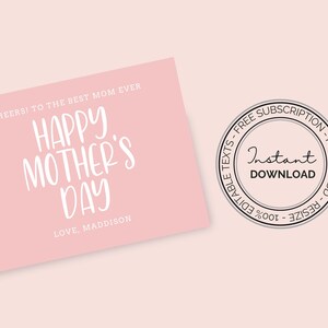 Wine Bottle Stickers Mothers Day