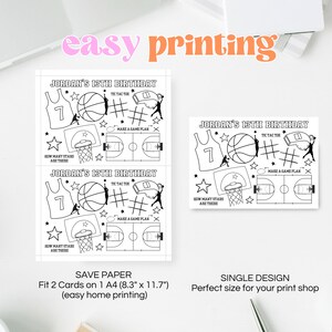 Basketball Birthday Coloring Page, Sports Theme Birthday Party, Boy ...