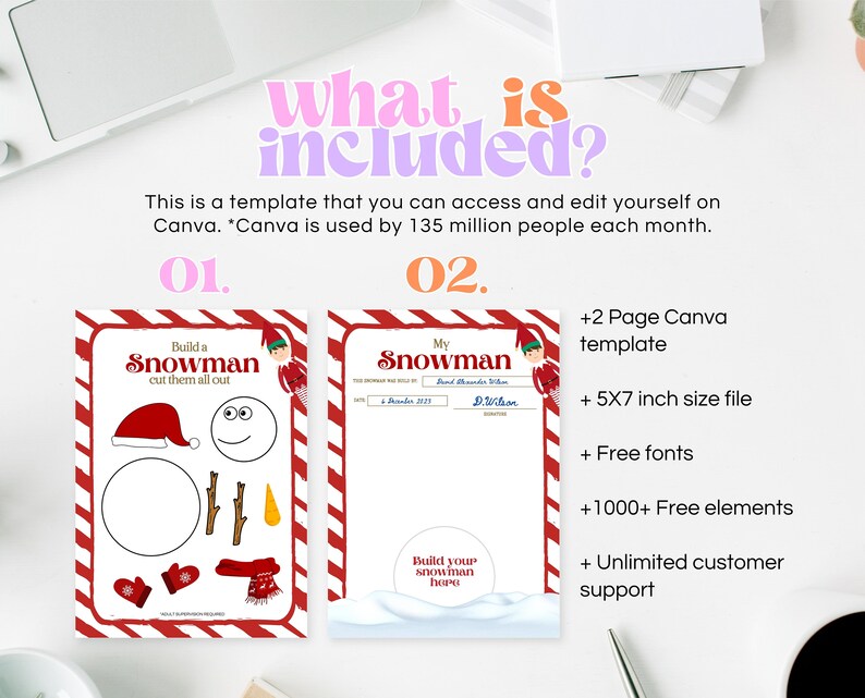 Printable Build A Snowman Activity for Kids, Build A Snowman Printable ...