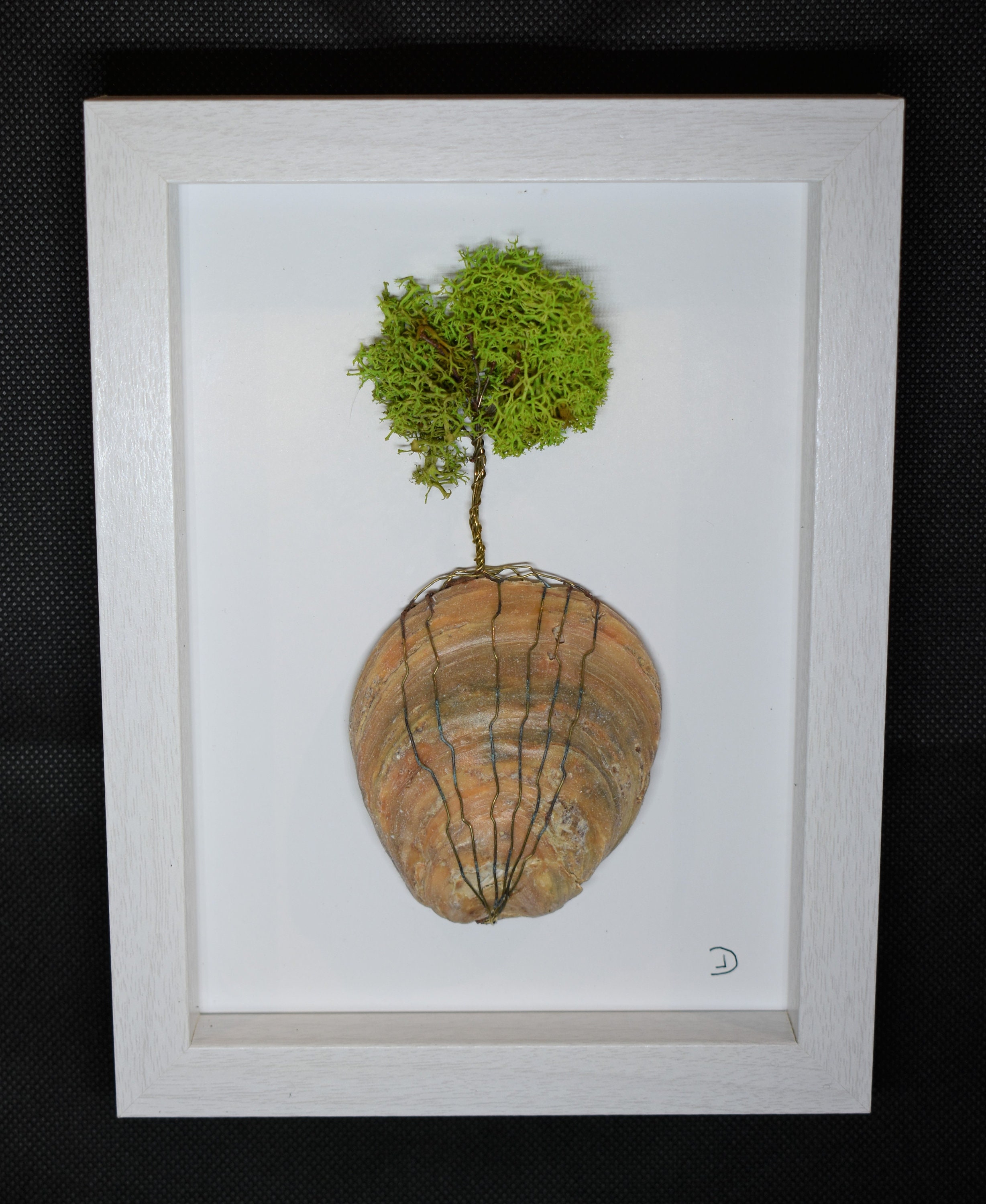 Art Cadre Galets de Plage