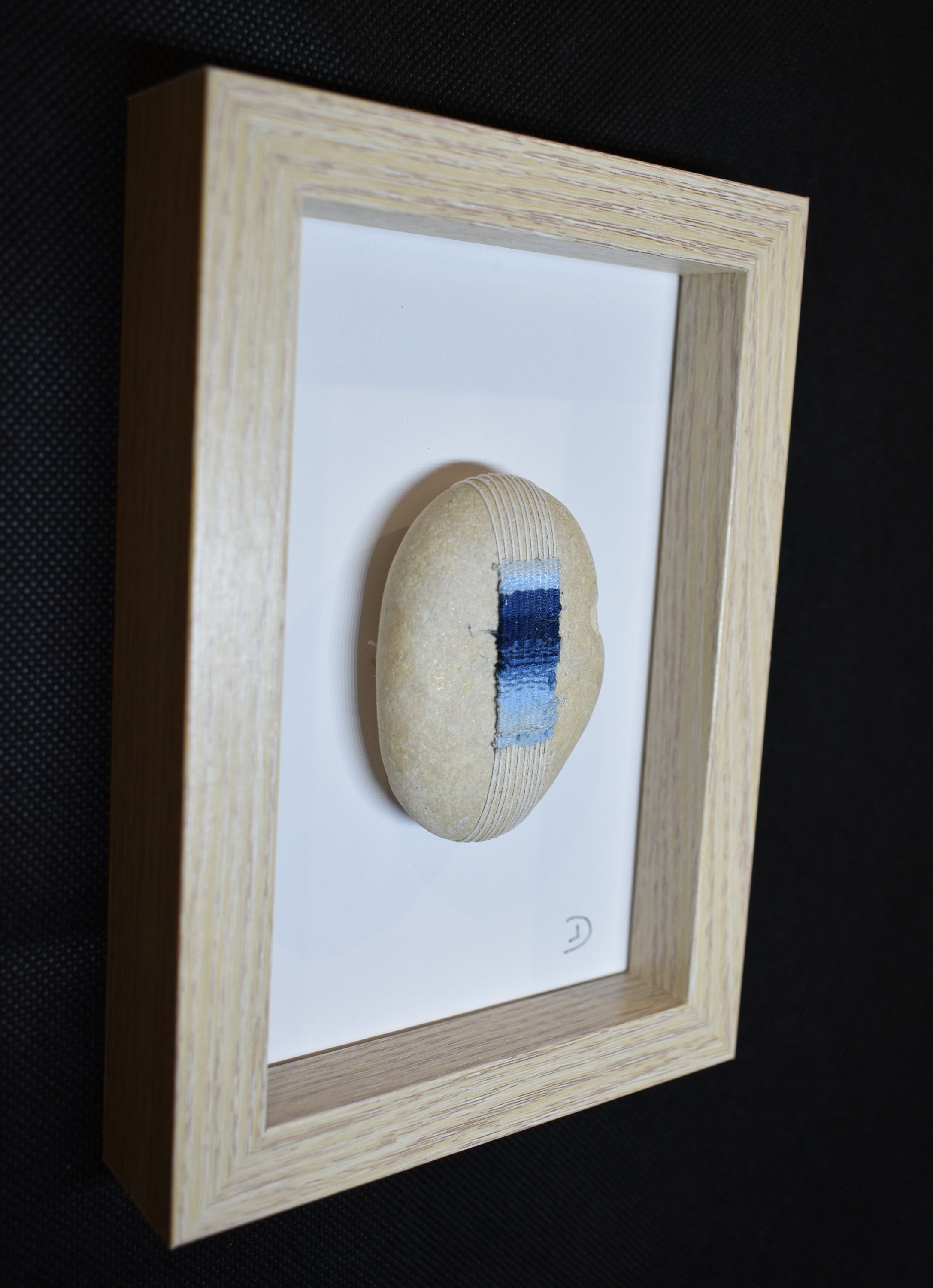 Art Cadre Galets de Plage