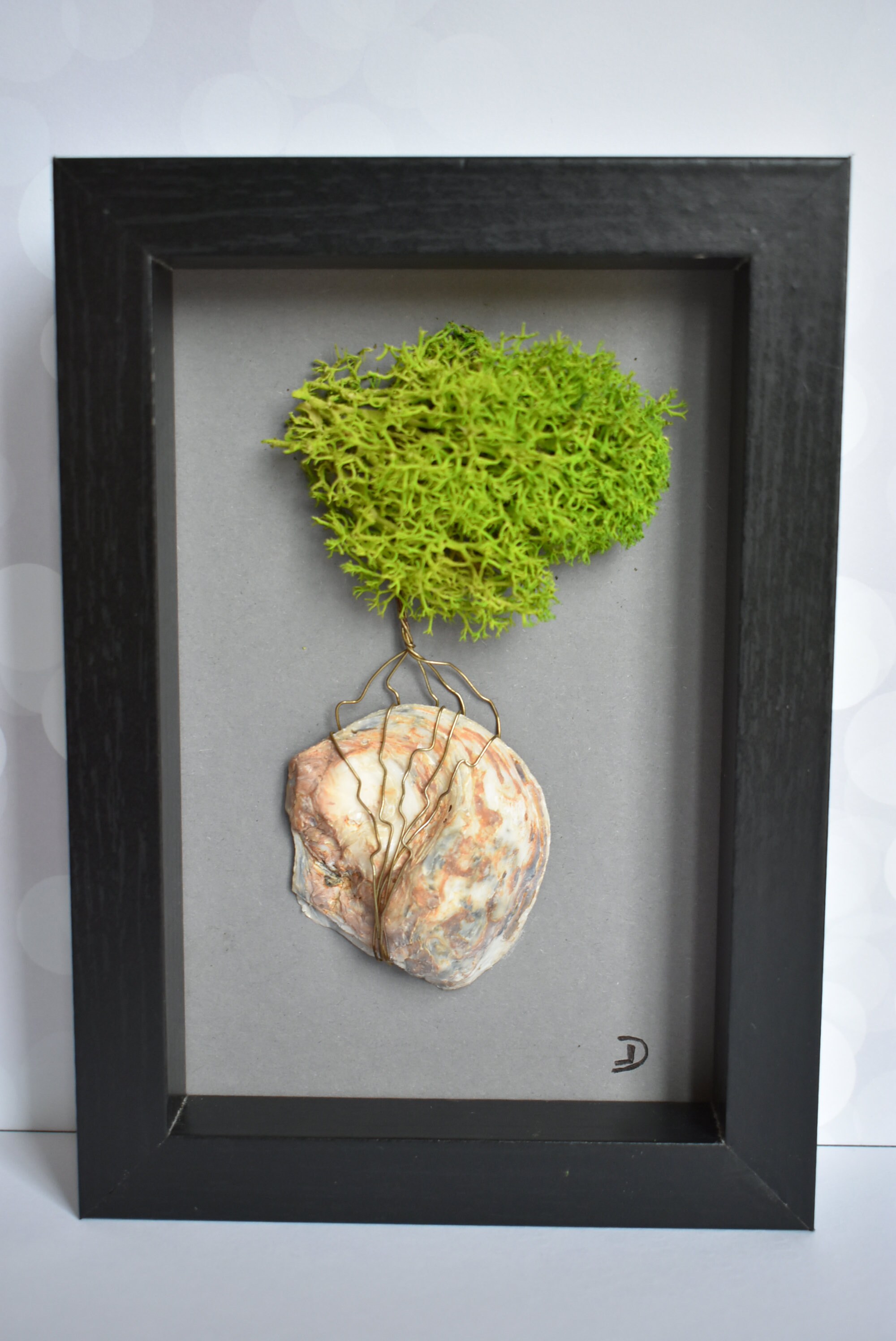 Art Cadre Galets de Plage