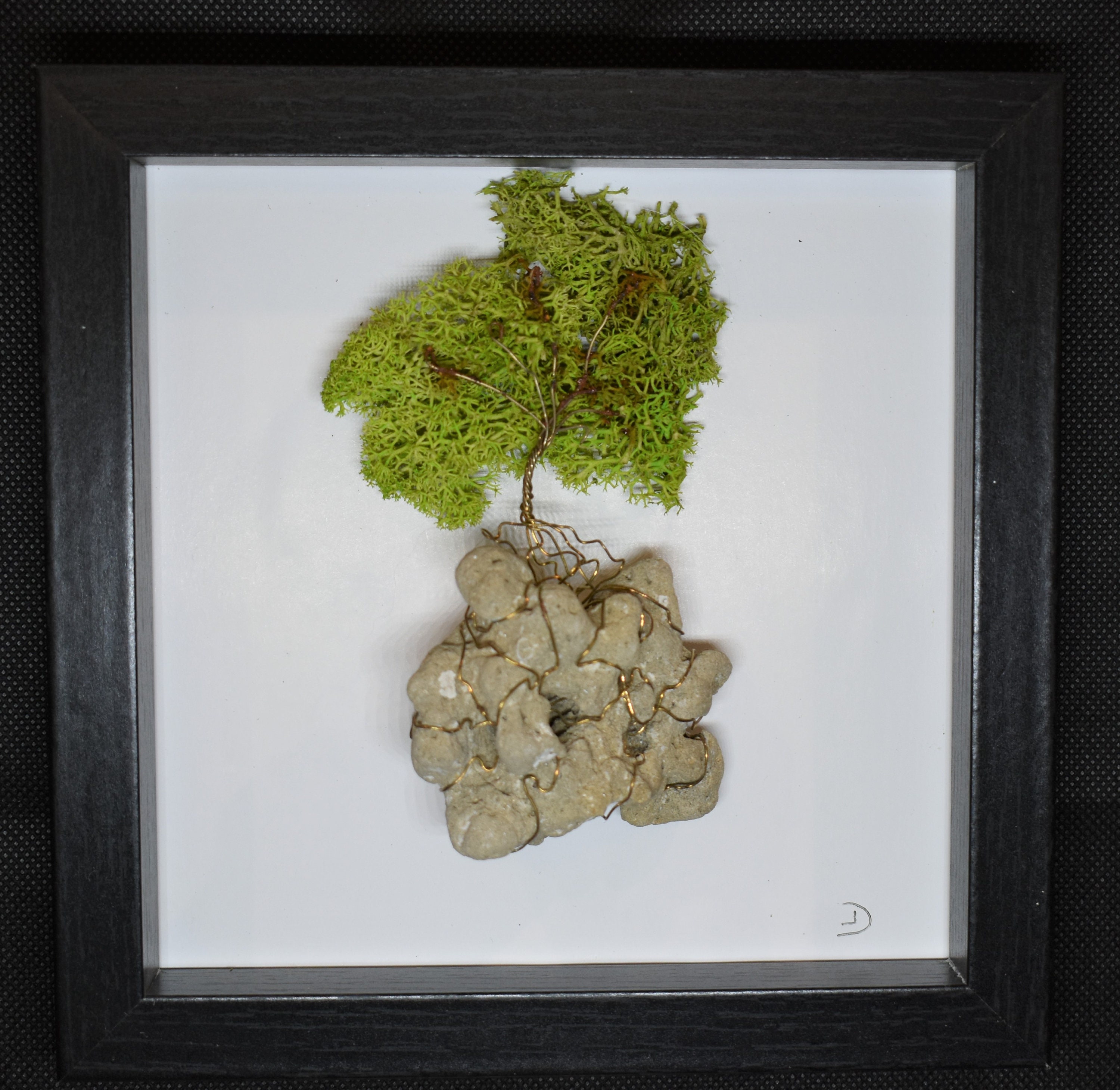 Art Cadre Galets de Plage