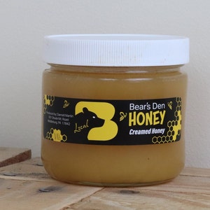 creamed honey pure Pennsylvania creamed honey in one pound jars