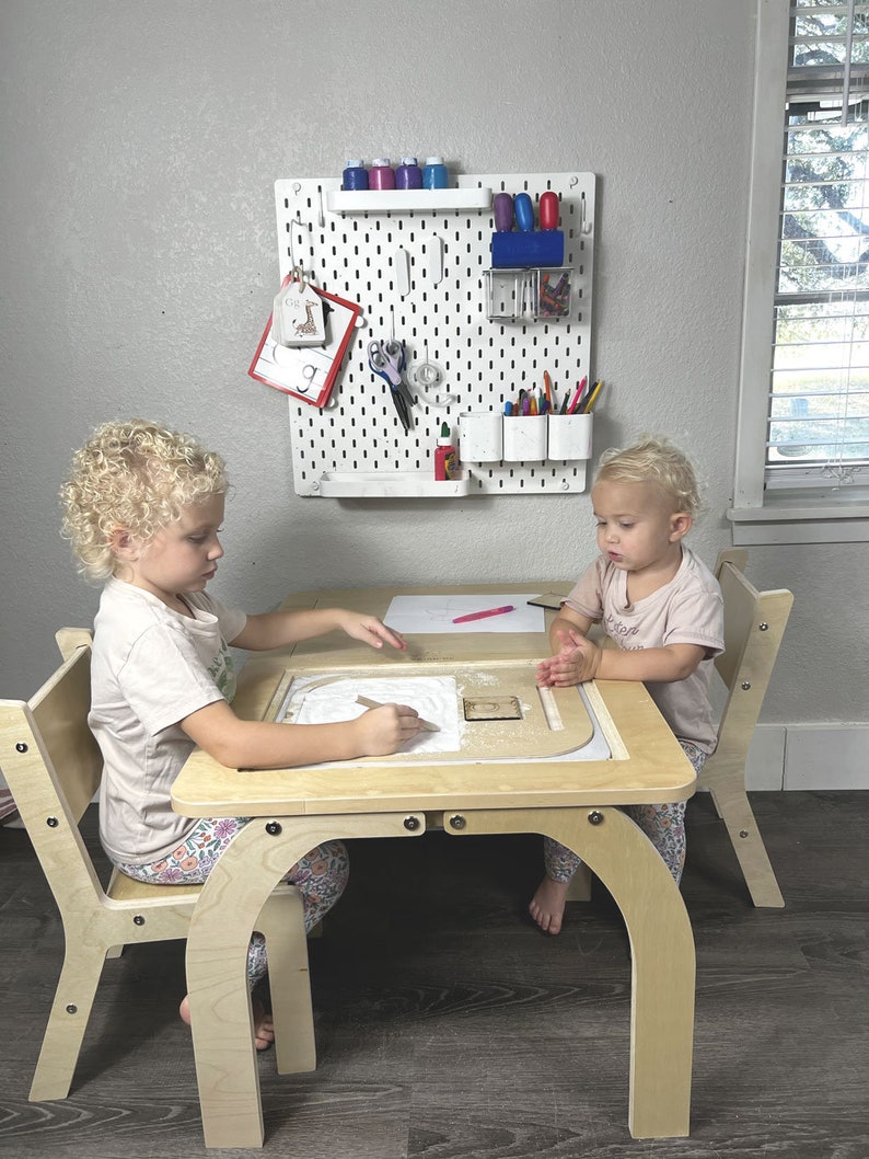 Sensory Table Ikea Flisat Ikea Trofast Activity Table for Etsy