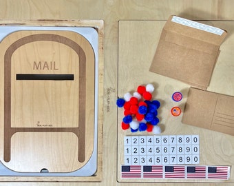 Mailbox Sensory Bin, Sensory Kit, Sensory Insert, Flisat Insert, Trofast Bins, Kids mailbox