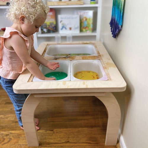Sensory Table Ikea Flisat Ikea Trofast Activity Table for Etsy