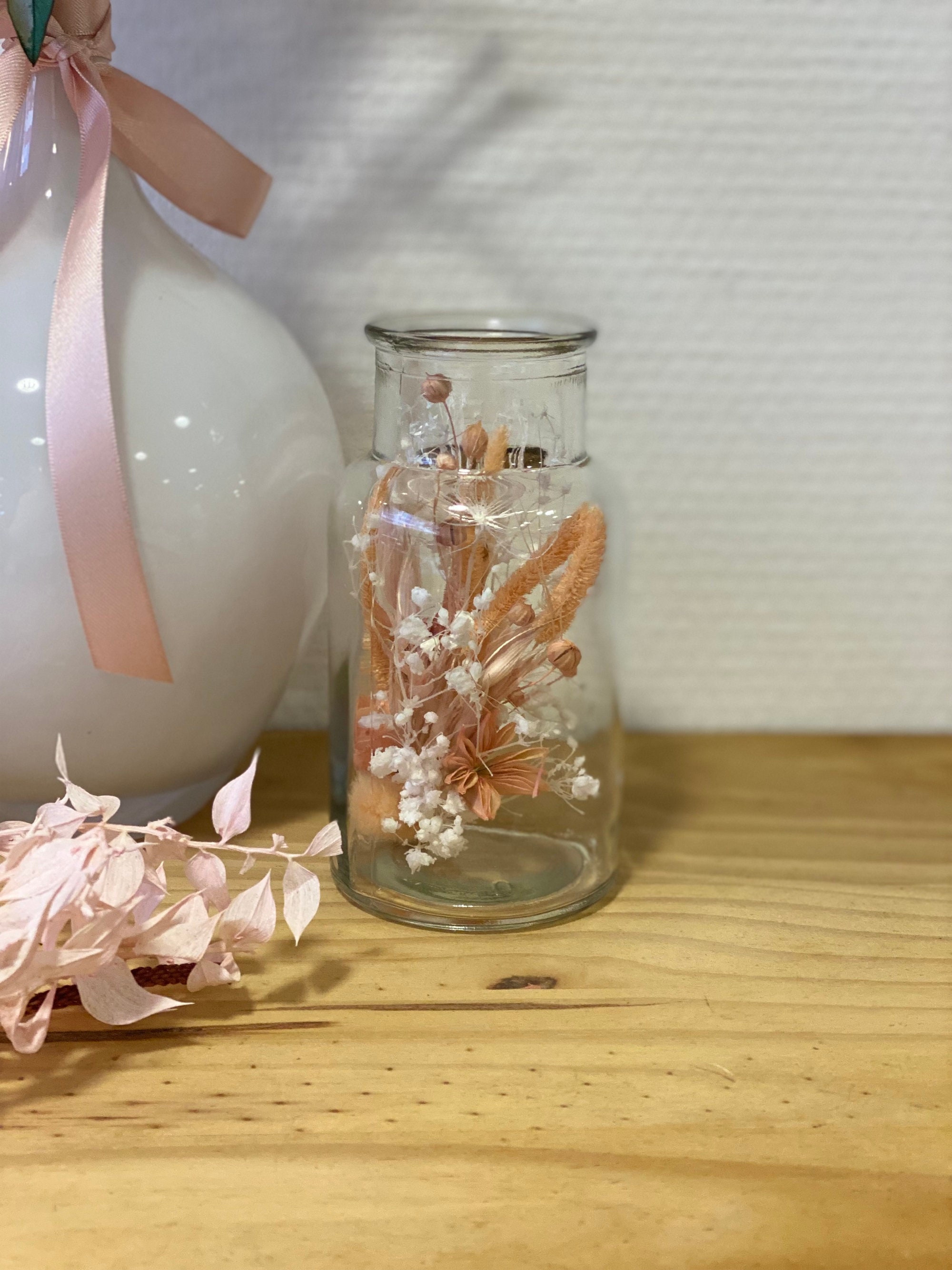 Zoé Composition de Fleurs Séchées et Stabilisées - Décoration Éternelles