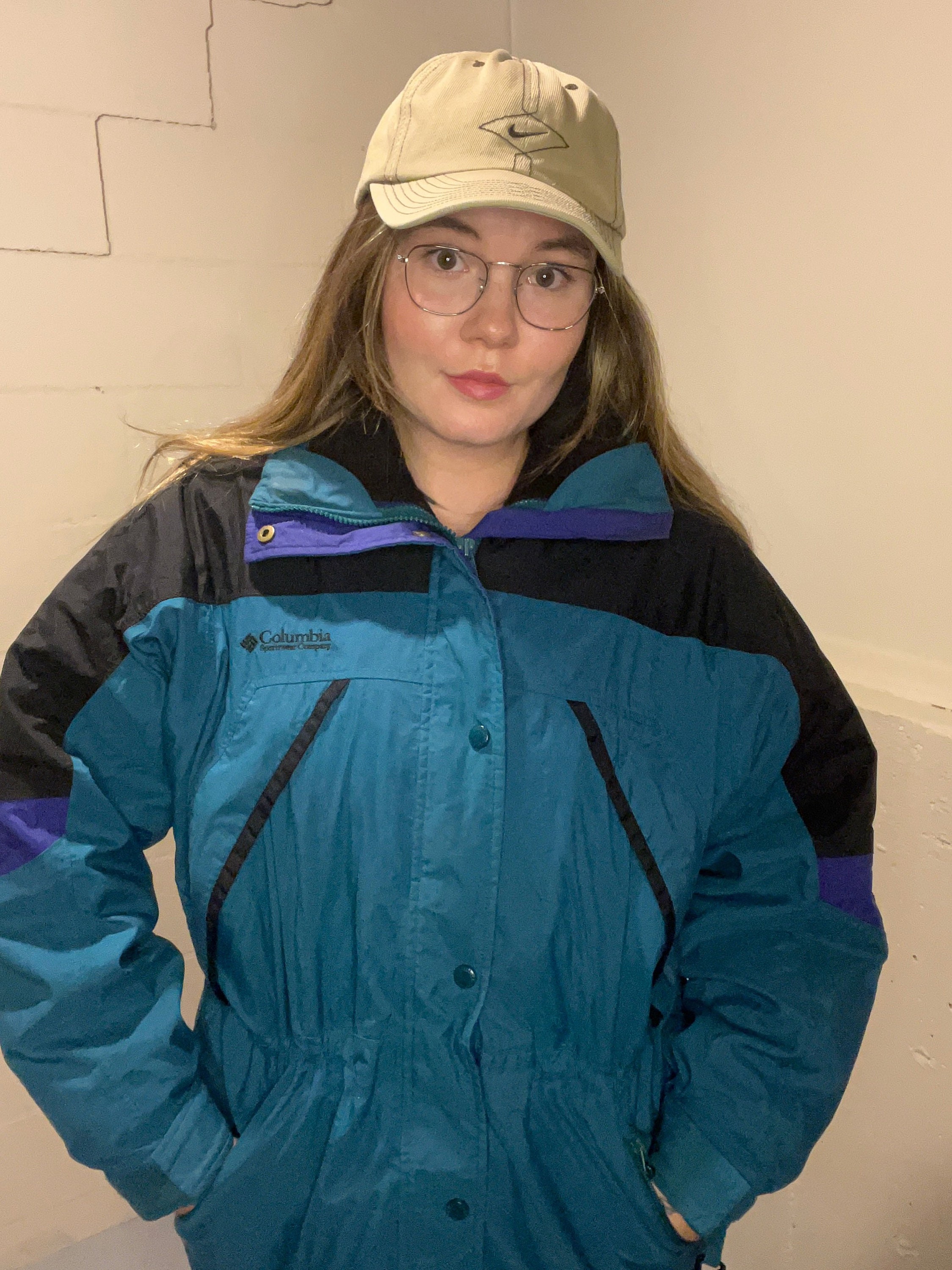 old columbia pullover anorak