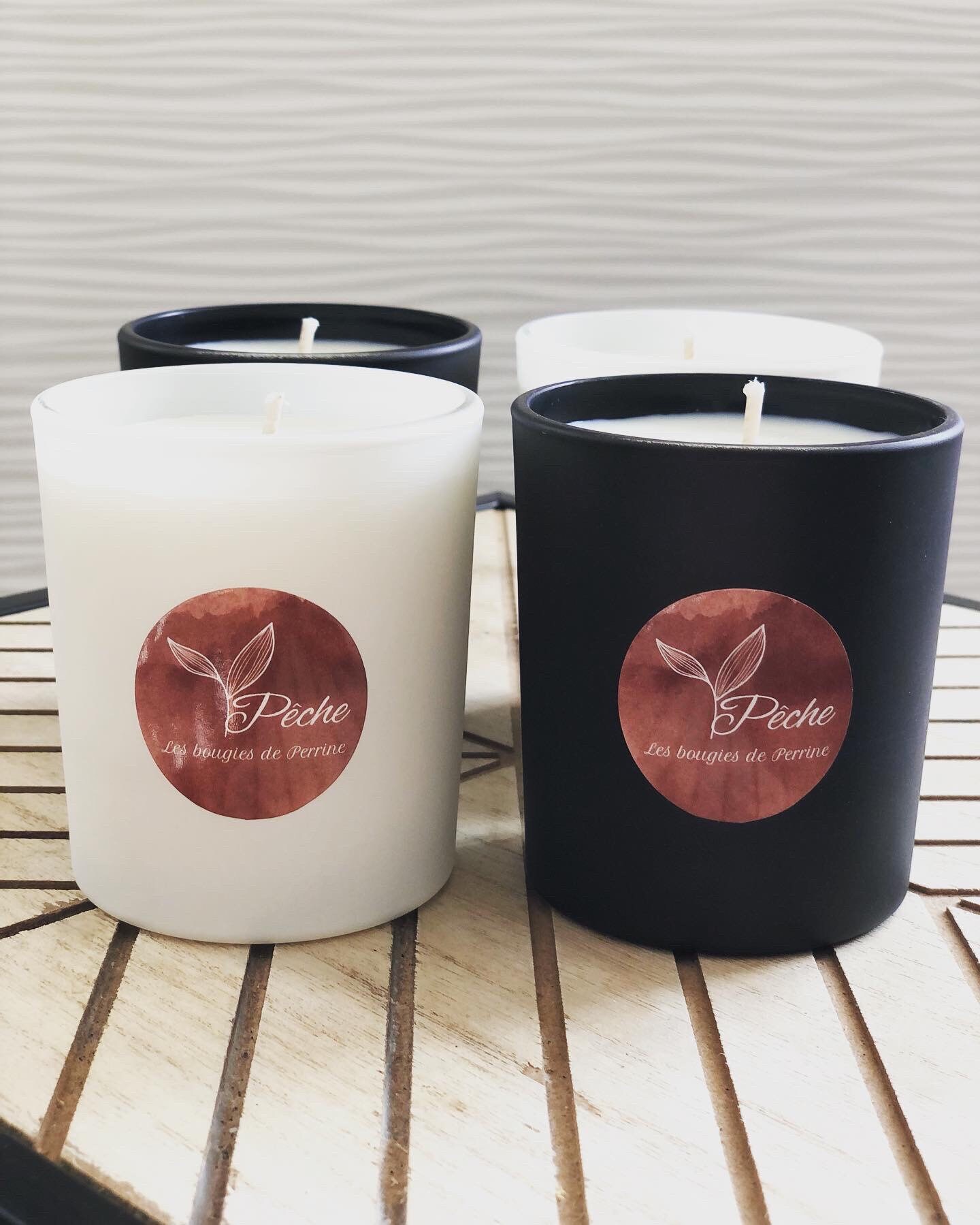 Bougie Parfumée à La Pêche