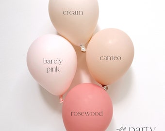 Pink Balloon Garland Blush Pink Balloon Arch Pink Balloon Backdrop Dusty Pink Birthday Party Bridal Shower Light Pink Balloon Baby Shower