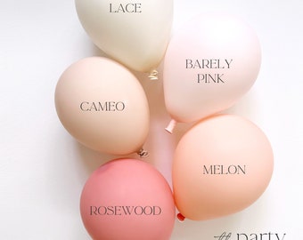 Blush Pink Balloon Garland Muted Pink Balloon Arch Neutral Balloon Baby Shower Boho Bridal Shower Pink Birthday Party Decor Pastel Soft Pink