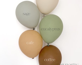 Woodland Balloon Arch Kit - Brown Balloon Garland - Baby Boy Baby Shower Balloons - First Birthday Balloon Kit - Birthday Party Balloons Boy