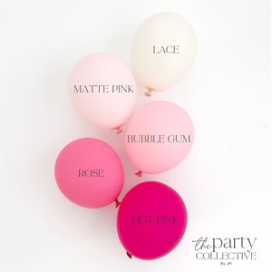 Pink Balloon Arch Hot Pink Balloon Garland Pink Birthday Decoration Pink Party Decor Pink Bow Party Decorations Girl Birthday Decor Pink Bow