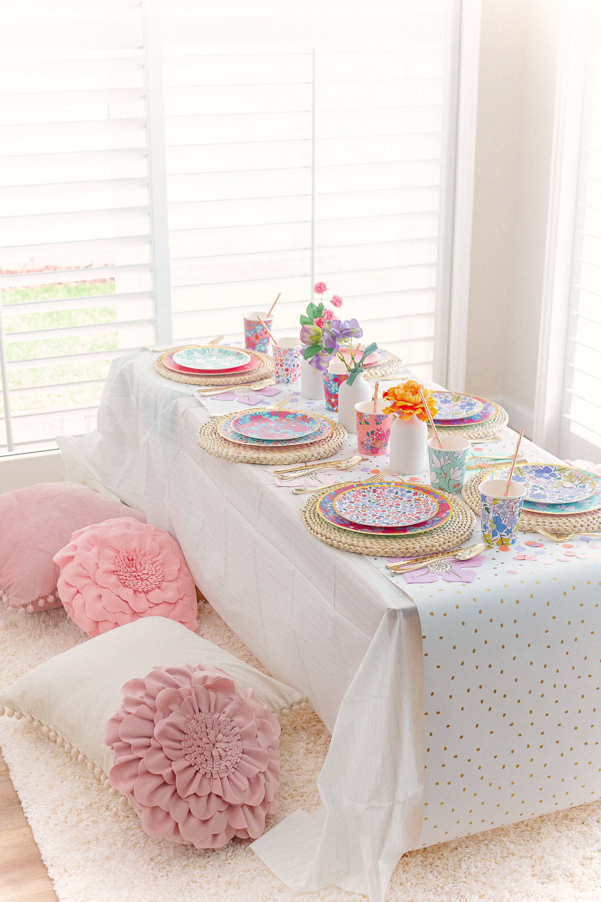 Ultimate 300 Piece Floral Party Bundle Flower Party Decor Etsy